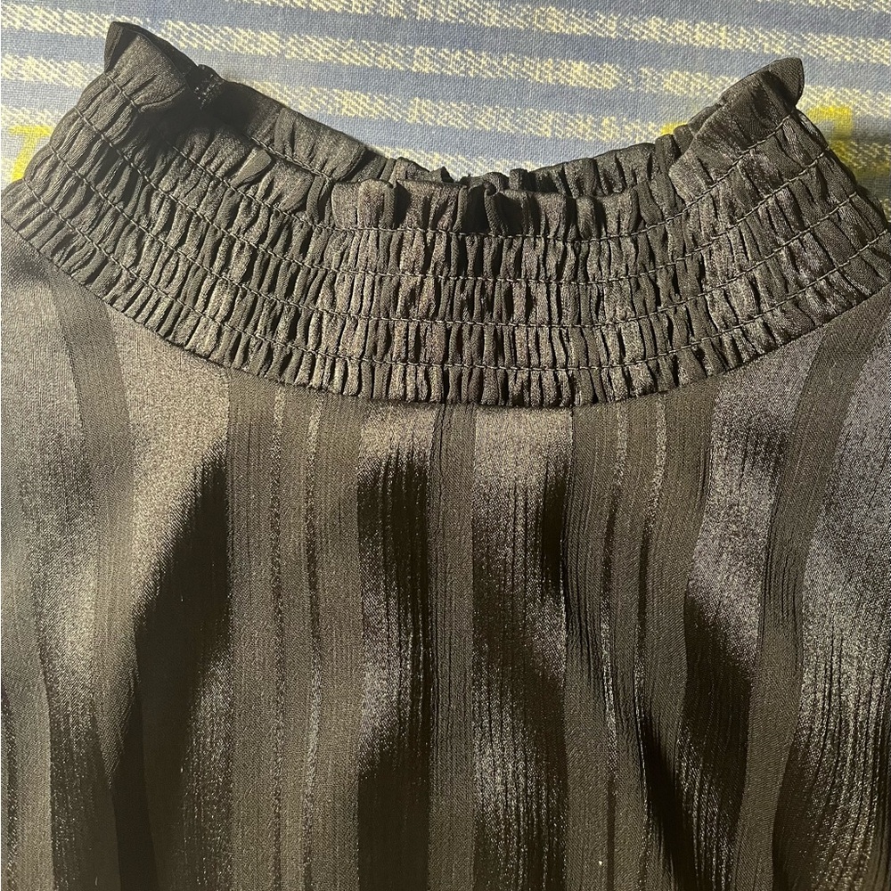 Sam Edelman Black Asymmetrical hem Dress with lining size 4 - Picture 7 of 7